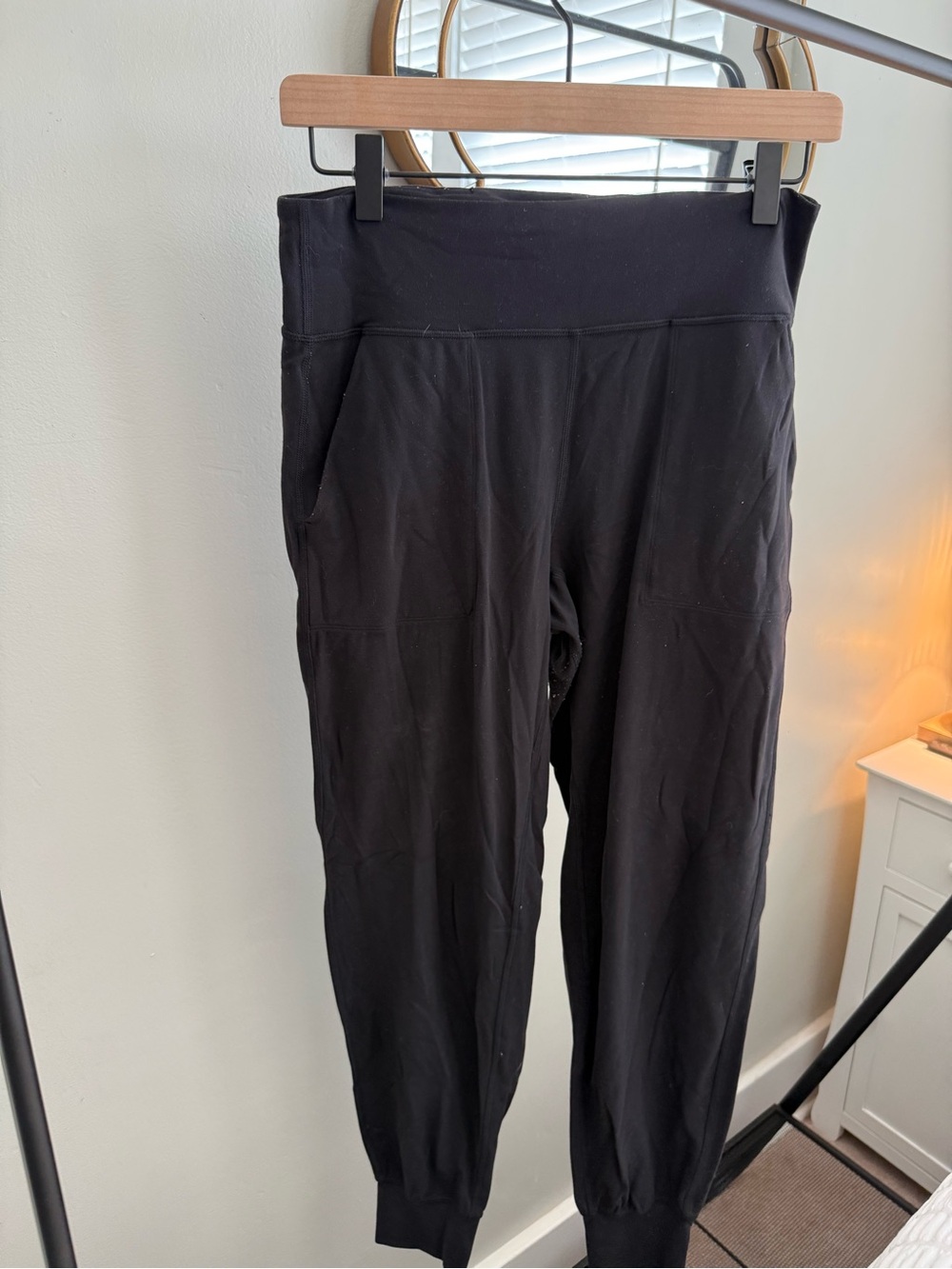 lululemon athletica Black High-Waist Jogger Leggings